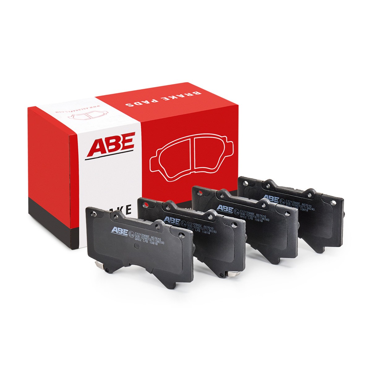ABE Pastilhas de travão C12129ABE C12129ABE Pastilhas de travão TOYOTA PROACE ABE