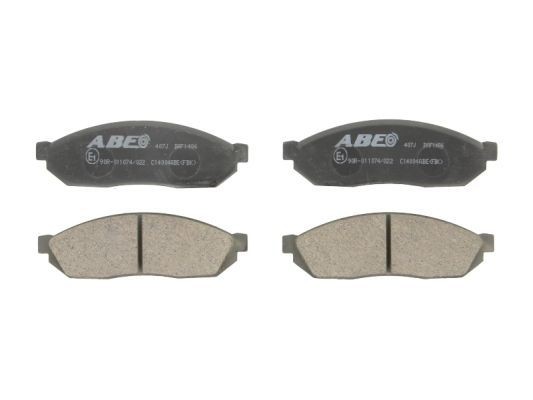 ABE Brake pad set C14004ABE ABE C14004ABE SUZUKI Alto II (CA71) rear brake pads