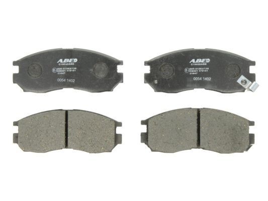 ABE Τακάκια φρένων C15030ABE ABE C15030ABE Τακάκια φρένων MITSUBISHI Lancer IV Sedan (C6_A, C7_A) 1.6 GLX (C63A) 124 PS 1992