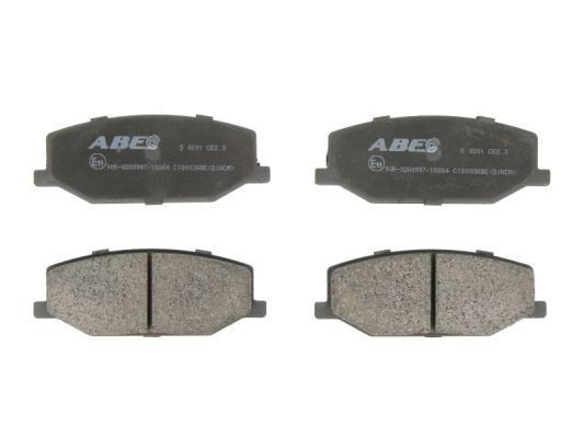 ABE Kit pastiglie freni C18003ABE ABE C18003ABE Kit pastiglie freni SUZUKI SJ 410 SUV Cabrio (OS) 1.0 (SJ410) 45 CV 1988