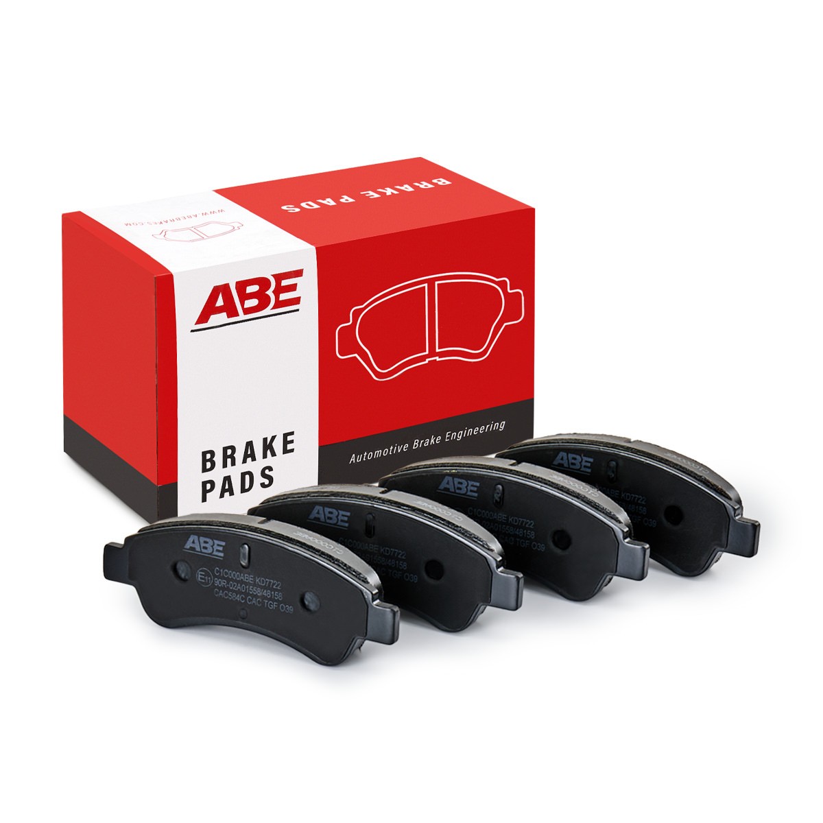 ABE Brake pad set C1C000ABE C1C000ABE ABE disc pads PEUGEOT