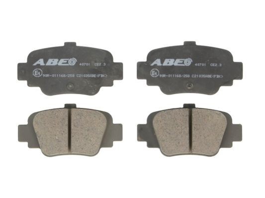 ABE Kit pastiglie freni C21035ABE C21035ABE costo Pastiglie freno sportive NISSAN PRIMERA ABE