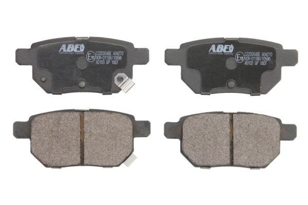 ABE Brzdové doštičky/platničky C22035ABE C22035ABE Športové brzdové doštičky SUBARU LEONE ABE