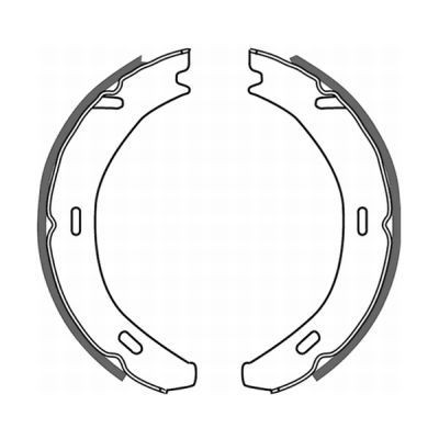 ABE Sada brzd. čeľustí parkov. brzdy CRM002ABE Čeľustí parkovacej brzdy ABE Mercedes-Benz Trieda M CRM002ABE