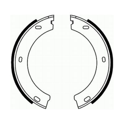 ABE Handbrake shoes CRP000ABE CRP000ABE ABE handbrake shoes for CITROЁN C-CROSSER