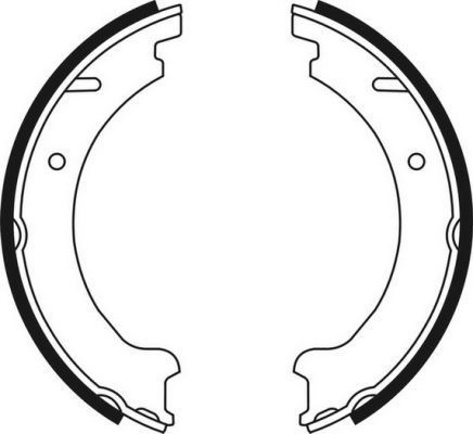 ABE Handbromsbackar CRV002ABE CRV002ABE ABE handbromsbelägg VOLVO V90 Kombi