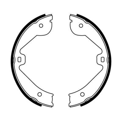 ABE Sada brzd. čeľustí parkov. brzdy CRW000ABE Čeľustí parkovacej brzdy ABE Trieda M CRW000ABE lacné