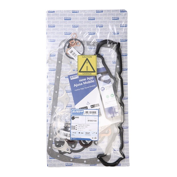 AJUSA Kompletná sada tesnení motora 51003100 Tesnenie motora AJUSA Peugeot 407 51003100