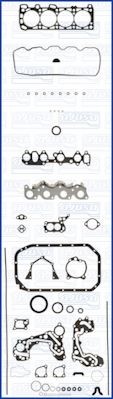 AJUSA Dichtungsvollsatz, Motor 50085100 50085100 AJUSA Mitsubishi Lancer 4 Dichtungssatz Kurbelgehäuse Preis