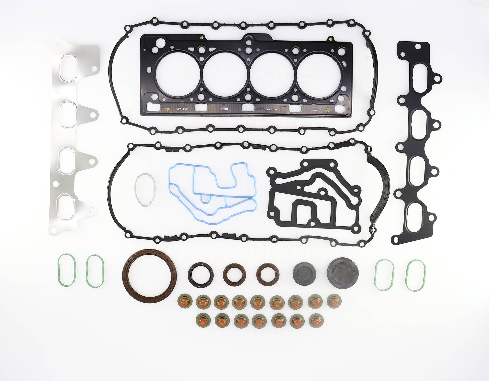 CORTECO Hel packningssats, motor 438722P 438722P CORTECO hel packningssats motor FIAT 124