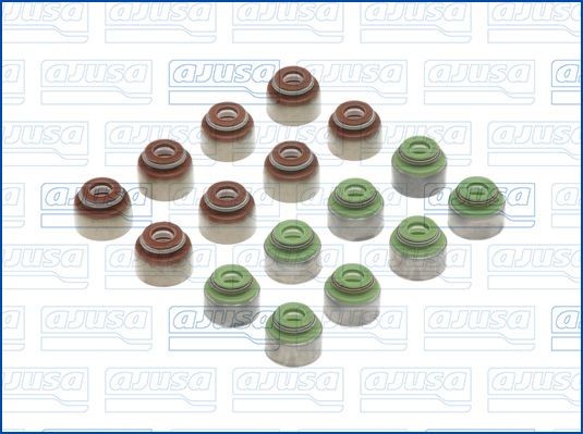 AJUSA Jeu de joints d'étanchéité, tige de soupape 57038300 AJUSA 57038300 Joint de tige soupape Mustang Mk7 Coupé (S650) prix