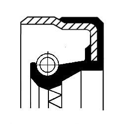 CORTECO Shaft Seal, transfer case 01035430B CORTECO 01035430B genuine Volvo V60 155 transfer case parts price