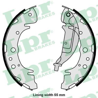 LPR Kit ganasce freni 01061 01061 Ganasce freno KIA SOUL LPR costo