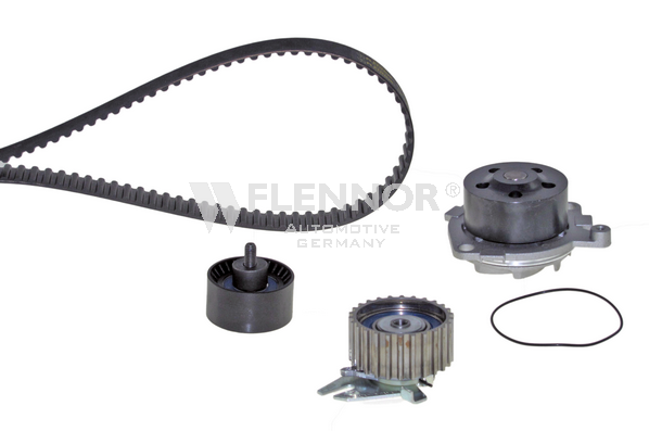 FLENNOR Water pump and timing belt kit FP24318V FP24318V FLENNOR timing belt and water pump for VW GOLF
