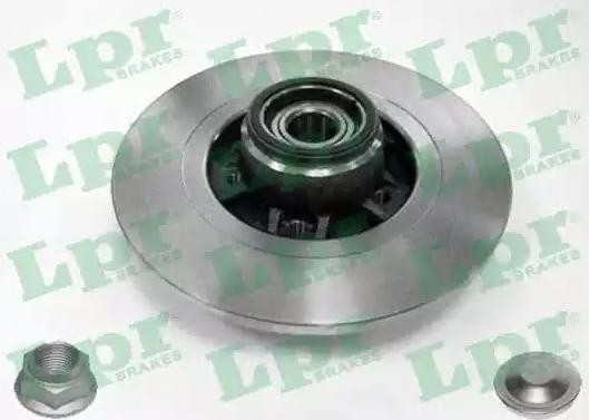 LPR Brzdový kotouč R1033PCA R1033PCA Brzdové kotúče LPR SUBARU BRZ