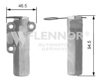 FLENNOR Trillingsdemper, distributieriem FD99003 Dodge RAM Trillingsdemper, tandriem FLENNOR FD99003