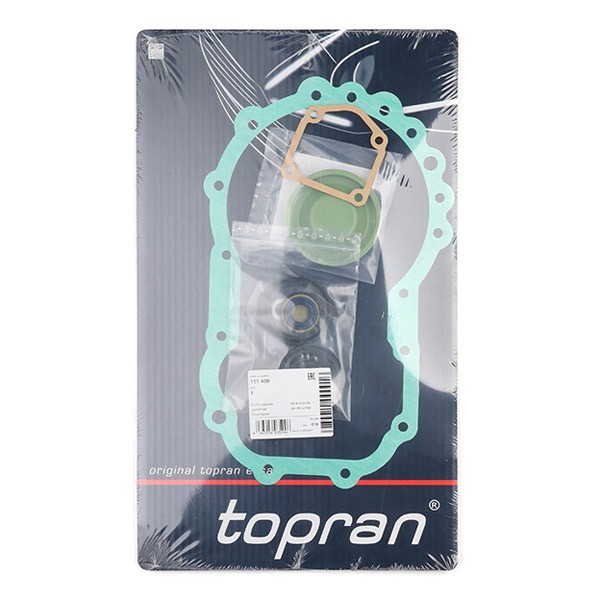 TOPRAN Blīvju komplekts, Mehāniskā pārnesumkārba 111 408 Pārnesumkārbas blīves TOPRAN Peugeot 406 111 408