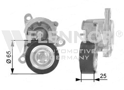 FLENNOR Spännrulle, aggregatrem FS22952 FS22952 FLENNOR spännrulle multirem Peugeot 307