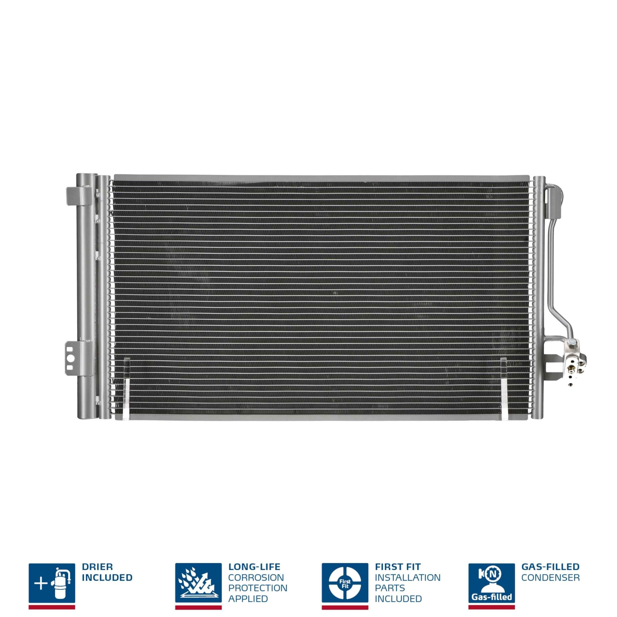NISSENS Condensor voor airco 940178 Airconditioning Viano W639: Condensor voor airco NISSENS 940178