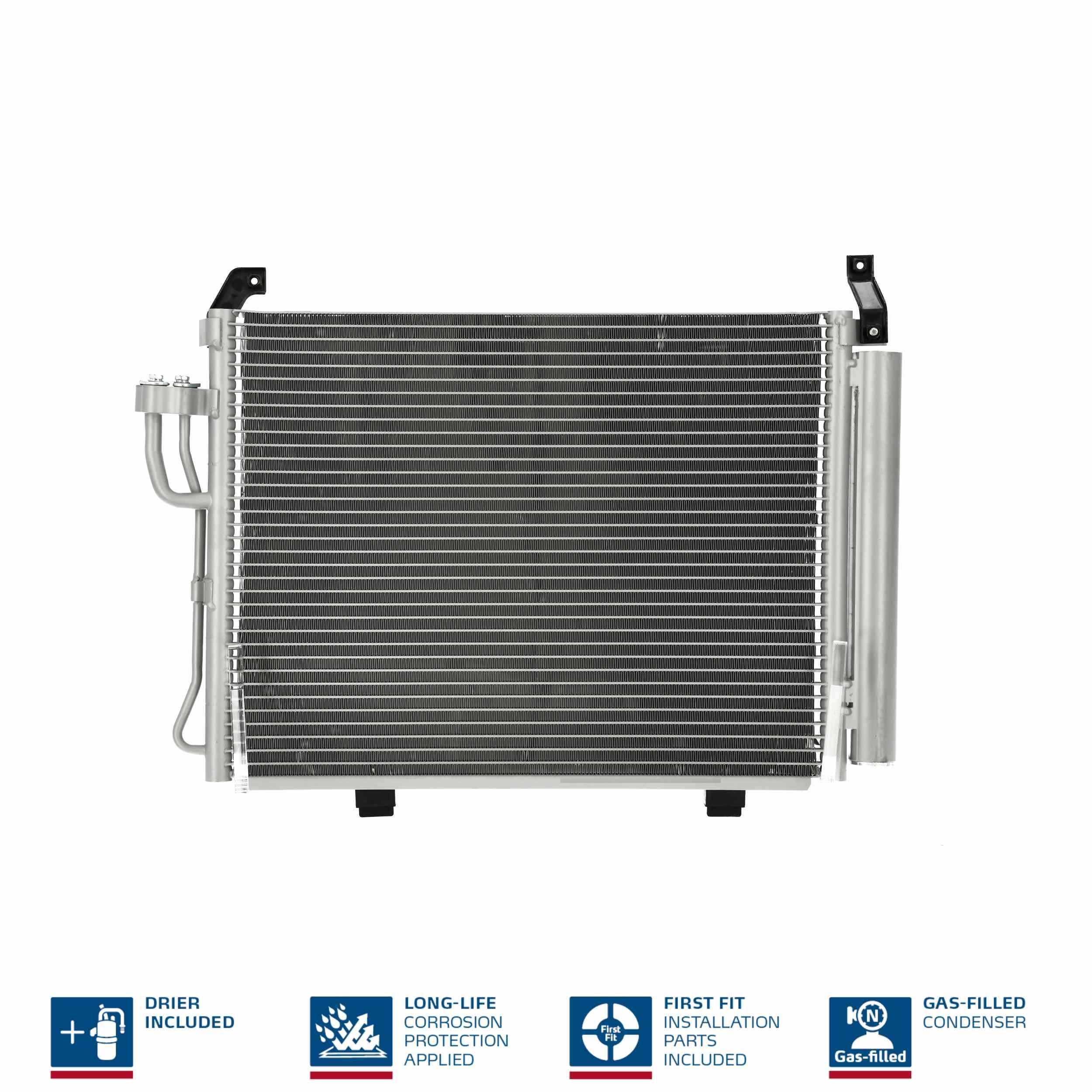 NISSENS Kondenzátor klimatizácie 940205 Chladič klimatizácie NISSENS Hyundai TERRACAN 940205