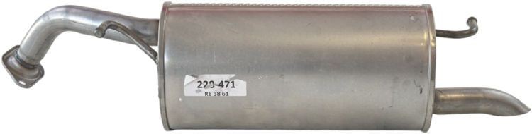 BOSAL Rear silencer 228-471 TESLA BOSAL rear exhaust box 228-471