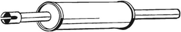 BOSAL Silenziatore anteriore 233-303 233-303 Marmitta anteriore BOSAL Volkswagen CADDY costo