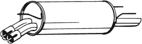 BOSAL Flexibele slang, uitlaatsysteem 703-101 BOSAL 703-101 Flexibele slang, uitlaatsysteem Ford Galaxy wa6 prijs