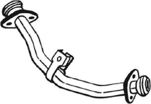 BOSAL Eksosrør 787-765 BOSAL 787-765 Eksosrør Pajero Sport III SUV (KS) pris