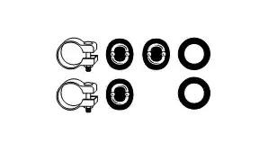 VEGAZ Kit d'assemblage, système d'échappement AA-64 Audi COUPÉ Kit de montage ligne d'échappement VEGAZ AA-64