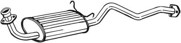 BOSAL Uitlaat middendemper 280-159 280-159 BOSAL Middendemper Mitsubishi Z3_A, Z2_A prijs