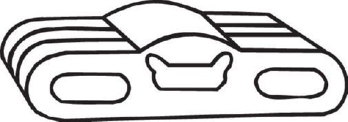 BOSAL Gummilist, avgassystem 255-911 Byta Gummilist, avgassystem Nubira Sedan (J150) kostnad BOSAL 255-911