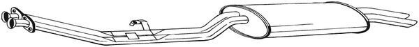 Einddemper BOSAL 285-053 BOSAL 285-053 Einddemper, uitlaat BMW X5 2021