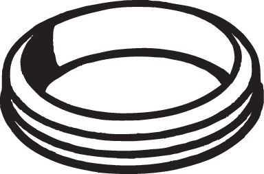 BOSAL Afdichtring, uitlaatpijp 256-056 256-056 Pakking uitlaatpijp MERCEDES-BENZ B-Klasse BOSAL