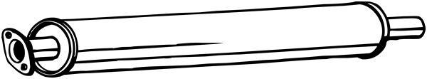 BOSAL Silencieux avant 154-421 Silencieux avant BOSAL XF 154-421 pas cher