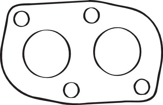 BOSAL Pakning, udstødningsrør 256-749 256-749 Udstødningspakning LADA TOSCANA BOSAL
