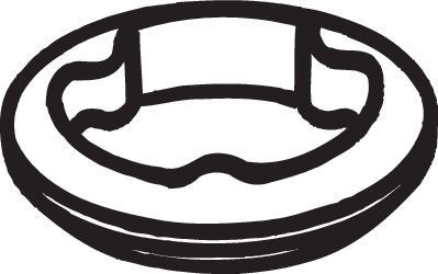 BOSAL Τσιμούχα, σωλήνας εξάτμισης 256-904 256-904 Τσιμούχα σωλήνας εξάτμισης PORSCHE 944 BOSAL
