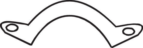 BOSAL Holder, udstødningssystem 250-863 250-863 Udstødning-ophæng RENAULT CAPTUR BOSAL