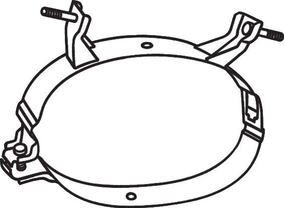 BOSAL Feste, eksosanlegg 251-016 Holder eksosanlegg BOSAL URBAN CRUISER 251-016 billige
