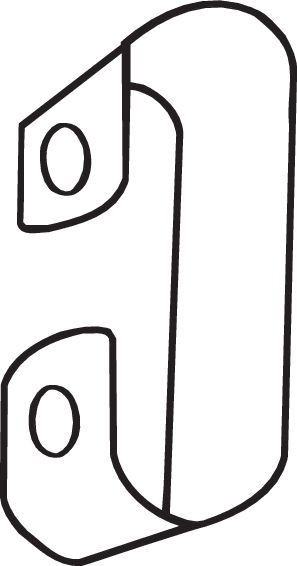 BOSAL Holder, exhaust system 251-235 Mazda XEDOS BOSAL exhaust hanger 251235
