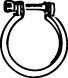 VEGAZ Exhaust clamp MM-115 VEGAZ MM-115 Mercedes Sprinter 906 Platform exhaust clamp replacement