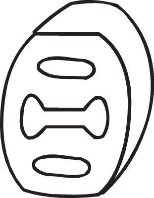 BOSAL Gumijas sloksnes, Izplūdes gāzu sistēma 255-022 BOSAL 255-022 Gumijas sloksnes, izplūdes gāzu sistēma OPEL CAMPO cena