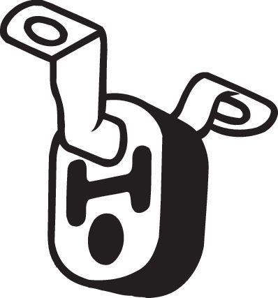 BOSAL Gumový popruh pre výfukový systém 255-098 Gumový popruh pre výfukový systém BOSAL Audi A6 255-098