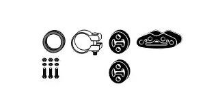 VEGAZ Kit d'assemblage, système d'échappement FTA-115 VEGAZ FTA-115 Kit de montage ligne d'échappement Messenger Van / Break pas cher