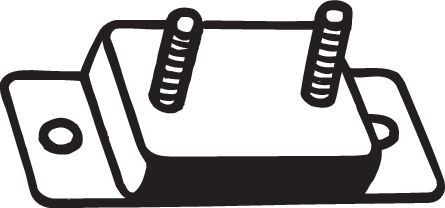 BOSAL Gummistriper, eksosanlegg 255-262 BOSAL 255-262 Gummistriper, eksosanlegg VW Amarok Flatvogn lastebil pris