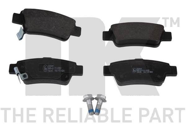 NK Remblokken 222641 Remblokkenset NK INTEGRA 222641 goedkoop