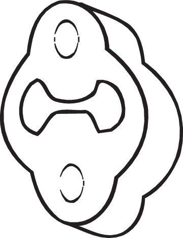 BOSAL Silent-bloc caoutchouc pot d'échappement 255-623 BOSAL 255-623 Silent-bloc caoutchouc pot d'échappement Nissan QASHQAI d'origine