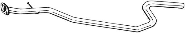 Tuyau d'échappement BOSAL 878-895 BOSAL 878-895 Ligne d'échappement Ford KA 2018