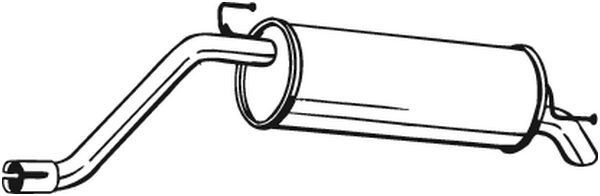 BOSAL Marmitta 148-165 BOSAL 148-165 Marmitta