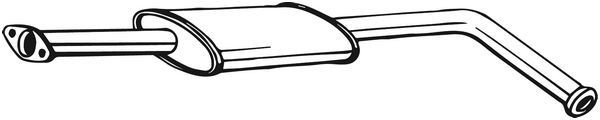 BOSAL Mittelschalldämpfer 200-443 200-443 BOSAL Mittelschalldämpfer Renault Trafic JL Kosten