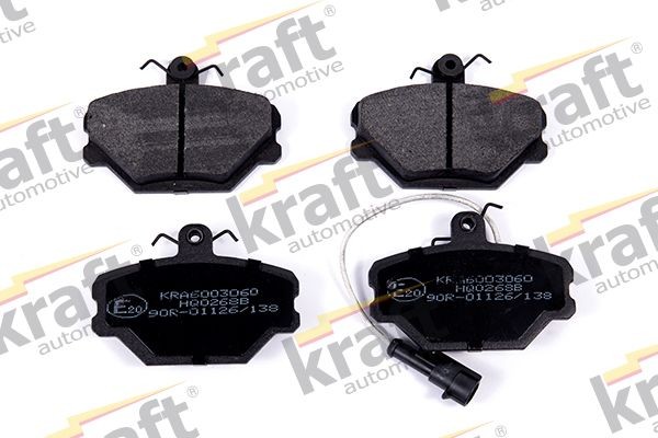 Bremseklosser KRAFT 6003060 KRAFT 6003060 Bremsebelegg til foran og bak Fiat UNO 1999
